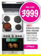 Defy Stainless Steel Oven, Hob and Cookerhood
