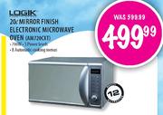 Logik Mirror Finish Electronic Microwave Oven-20 Ltr (AM720CXT)
