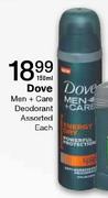 Dove Men + Care Deodorant-150ml