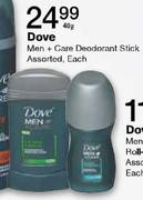 Dove Men + Care Deodorant Stick-40gm