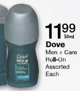 Dove Men + Care Roll-On-50ml