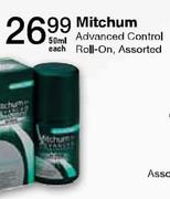 Mitchum Advanced Control Roll-On-50ml