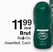 Brut Roll-On-50ml