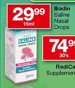 Iliadin Saline Nasal Drops - 15ml