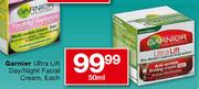 Garnier Ultra Lift Day/Night Facial Cream - 50ml Each