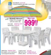 Colonial Patio Set-Per Set