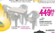 Sal Samba Patio Set-Per Set