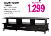 Oakland Plasma TV Stand-H51.5 x W166 x D55cm