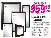 Manhattan Mirrors-410x410mm Each