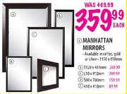 Manhattan Mirrors-610x910mm Each