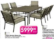 Terrose Leisure 7 Piece Mavista Dining Set-Per Set