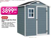 Keter Manar Single Door Shed Grey Each
