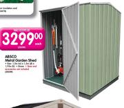 Absco Metal Garden Shed