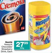 Nestle Nesquik Chocolate/Strawberry Drink - 500gm Each