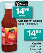 Checkers' Choice Soet Rissiesous - 500ml