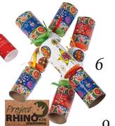 ST Nicholas African Kraft Christmas Crackers-Per 6 Pack
