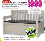 Keter Eden Garden Bench