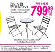 Out & About Bistro Patio Set