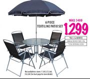 6 Piece Textiline Patio Set