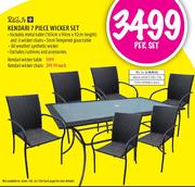 Out & About Kendari Wicker Table