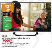 LG 42" (107cm) 3D Smart Full HD Slim LED TV(42LM6410)