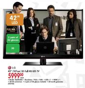 LG 42" (107cm) 3D Full HD LED TV(42LM3400)