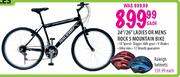 Raleigh 24"/26" Ladies or mens Rock 5 Mountain Bike-Each