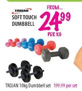 Trojan Soft Touch Dumbbell-Per Kg