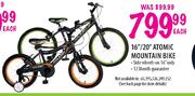 Raleigh 16"/20" Atomic Mountain Bike-Each