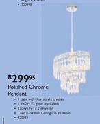 Polished Chrome Pendant