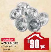 Eurolux 6 Pack Globes-240V Per Pack