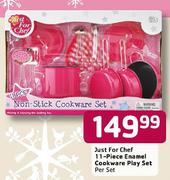 Just For Chef Enamel Cookware Play Set-11 Piece Per Set