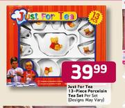 Just For Tea Porcelain Tea Set-13 Piece Per Set
