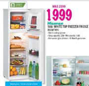 Hisense White Top Freezer Fridge (H220TWH) - 168 Ltr