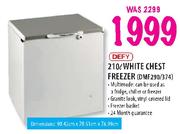 Defy White Chest Freezer (DMF290/374) - 210 Ltr