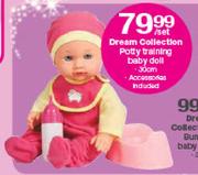 Dream Collection Potty Training Baby Doll-30cm Per Set