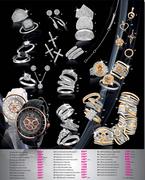 9ct Gold,Silver Diamond Trip Set-Each