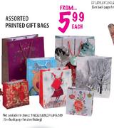 Assorted Printed Gift Bags Each