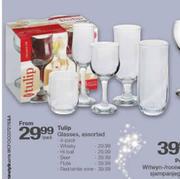 Tulip Whisky Glasses Assorted-4 Pack Per Pack