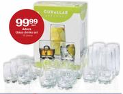 Adora Glass Drink Set-18 Piece Per Set