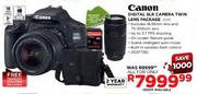 Canon Digital  SLR Camera Twin Lens Package (600D)