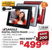 Sansui Digital Photo Frame-8"
