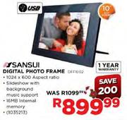 Sansui Digital Photo Frame (DFF1002)-10"