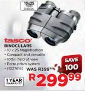 Tasco Binoculars 10x25 Magnification