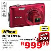 Nikon Digital Camera (S3300)