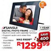 Sansui Digital Photo Frame-16"
