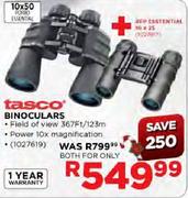 Tasco Binoculars 10x50 Magnification