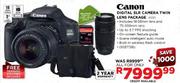 Canon Digital SLR Camera Twin Lens Package (600D)