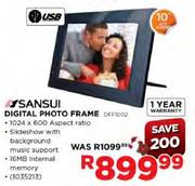 Sansui Digital Photo Frame (DFF1002)-10"