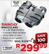 Tasco Binoculars 10x25 Magnification